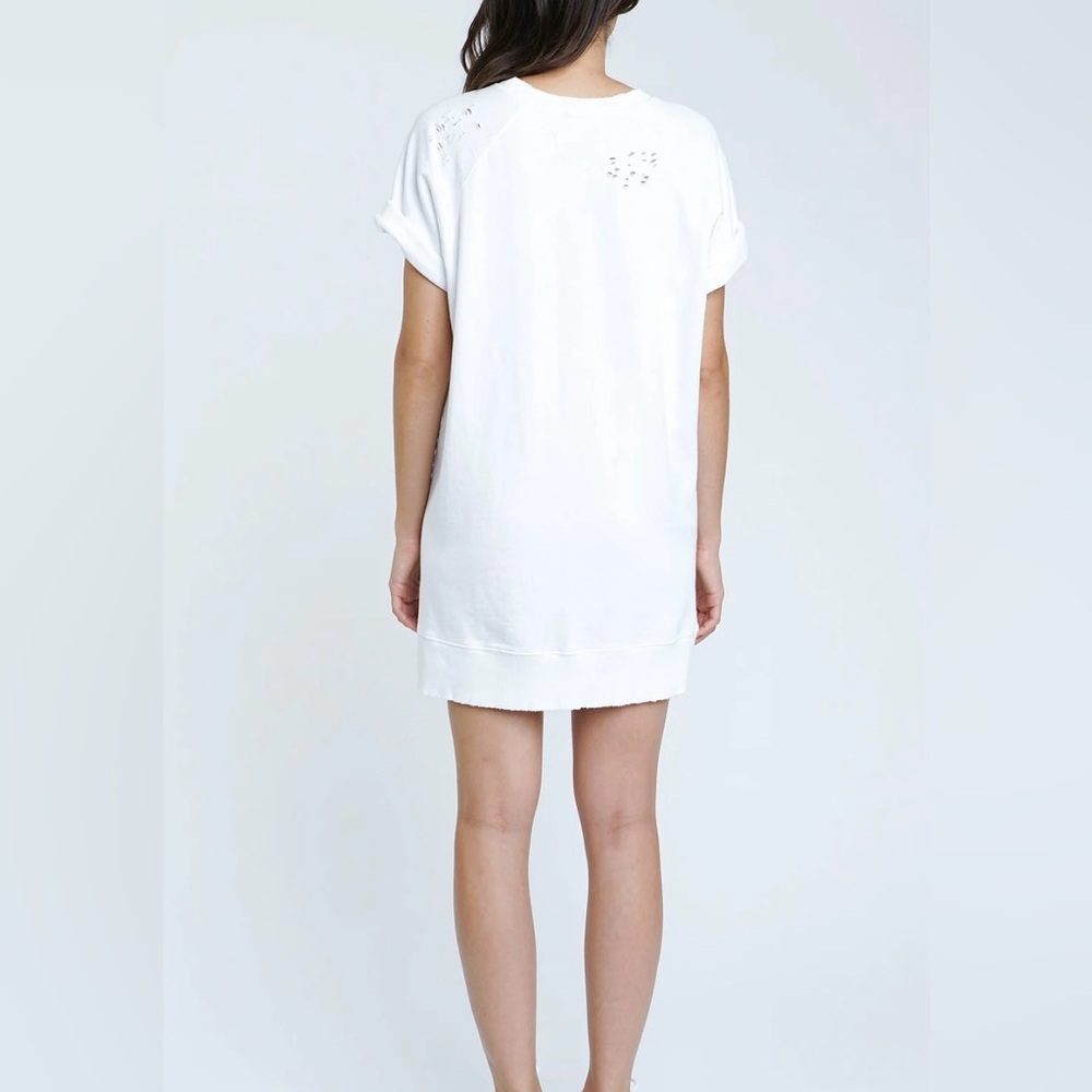 Pistola Quinn French Terry Dress in Wish Bone EUC XS - Picture 5 of 7